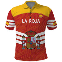 Custom Spain Football Polo Shirt Summer 2024 La Roja - Wonder Print Shop