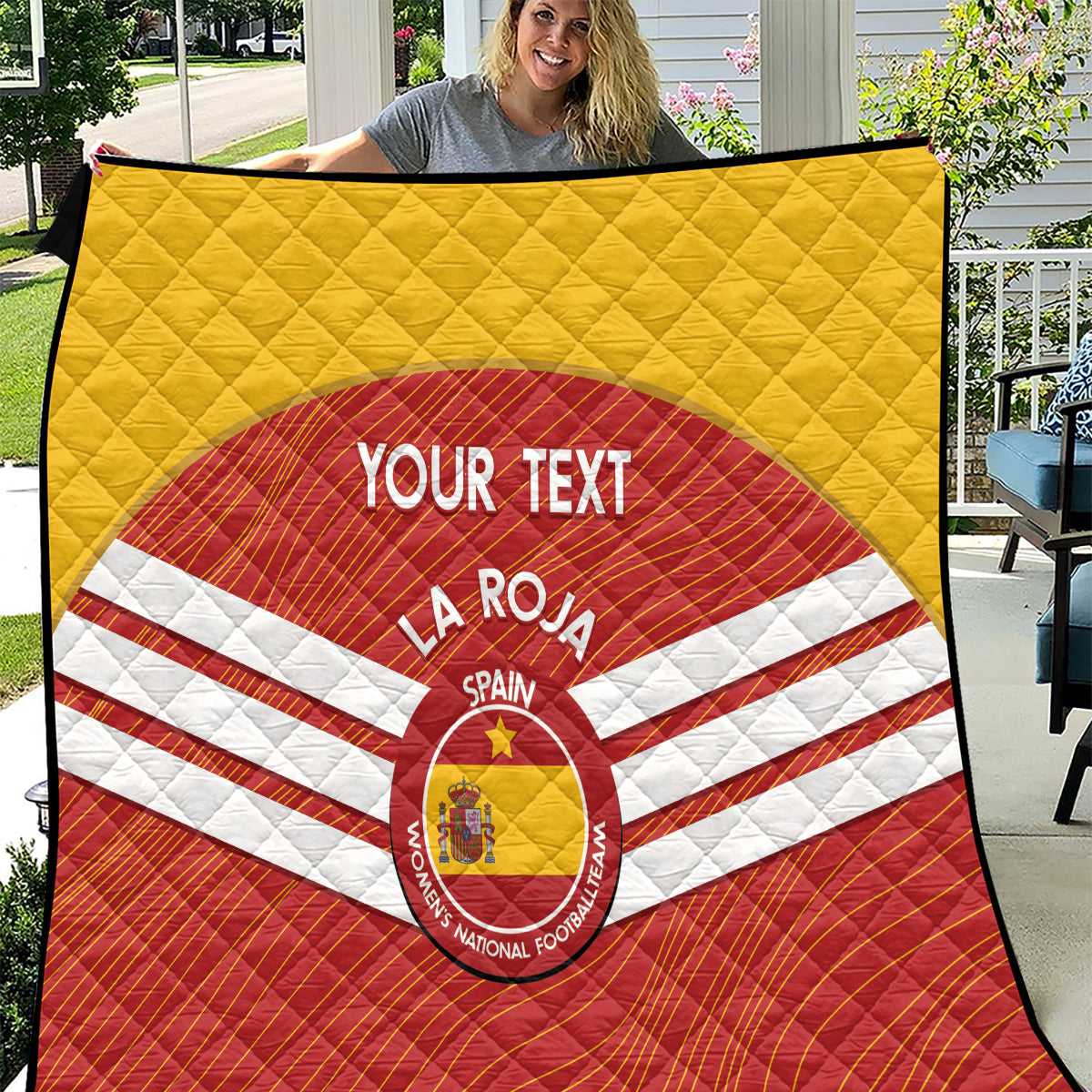 Custom Spain Football Quilt Summer 2024 La Roja - Wonder Print Shop