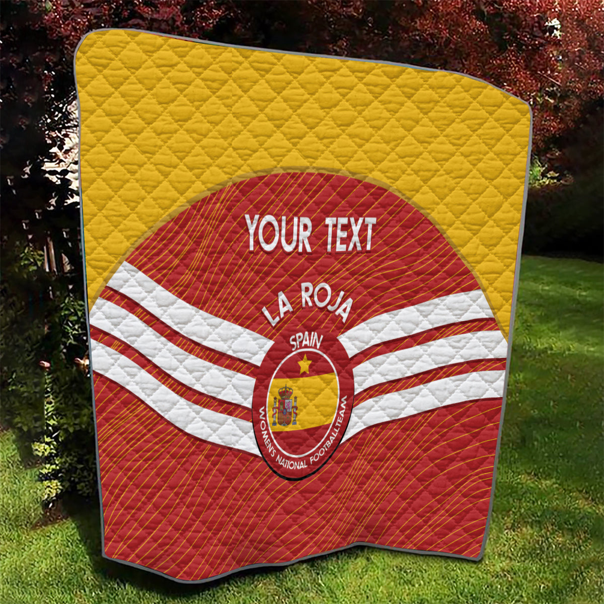 Custom Spain Football Quilt Summer 2024 La Roja - Wonder Print Shop