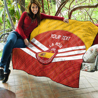 Custom Spain Football Quilt Summer 2024 La Roja - Wonder Print Shop