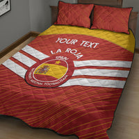 Custom Spain Football Quilt Bed Set Summer 2024 La Roja - Wonder Print Shop