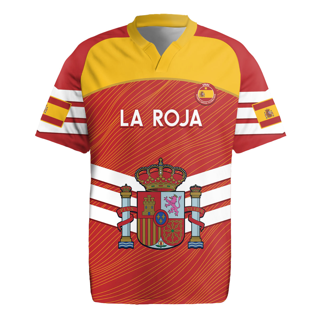 Custom Spain Football Rugby Jersey Summer 2024 La Roja - Wonder Print Shop
