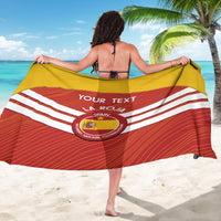 Custom Spain Football Sarong Summer 2024 La Roja - Wonder Print Shop