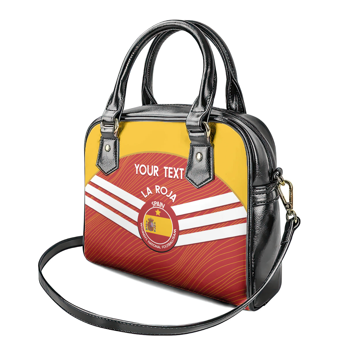 Custom Spain Football Shoulder Handbag Summer 2024 Olympic La Roja