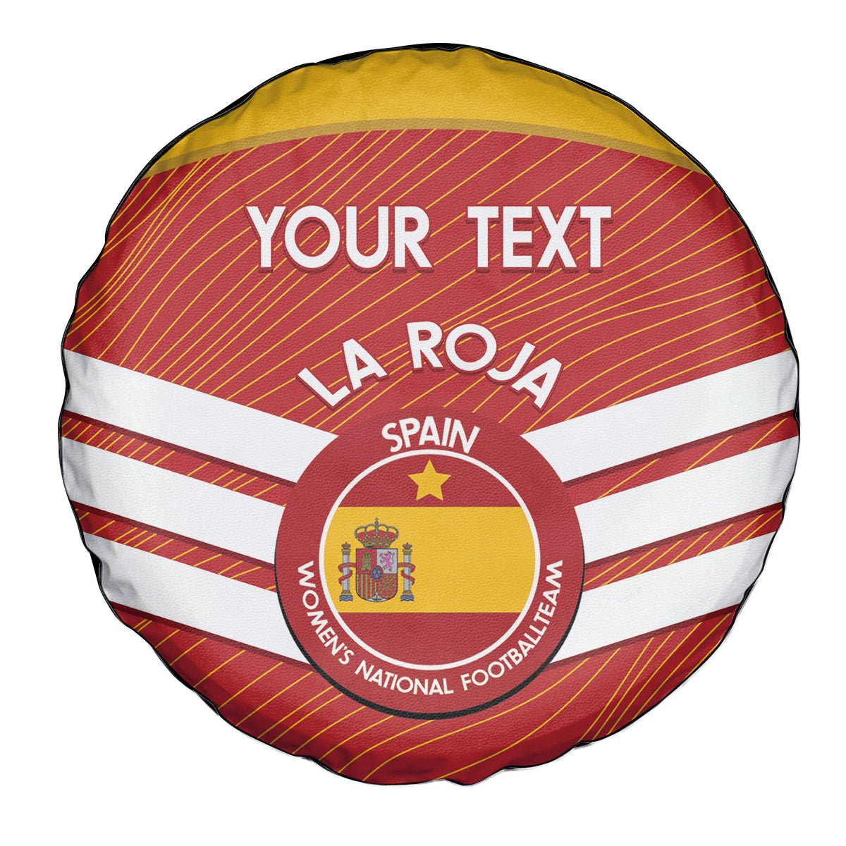 Custom Spain Football Spare Tire Cover Summer 2024 La Roja - Wonder Print Shop