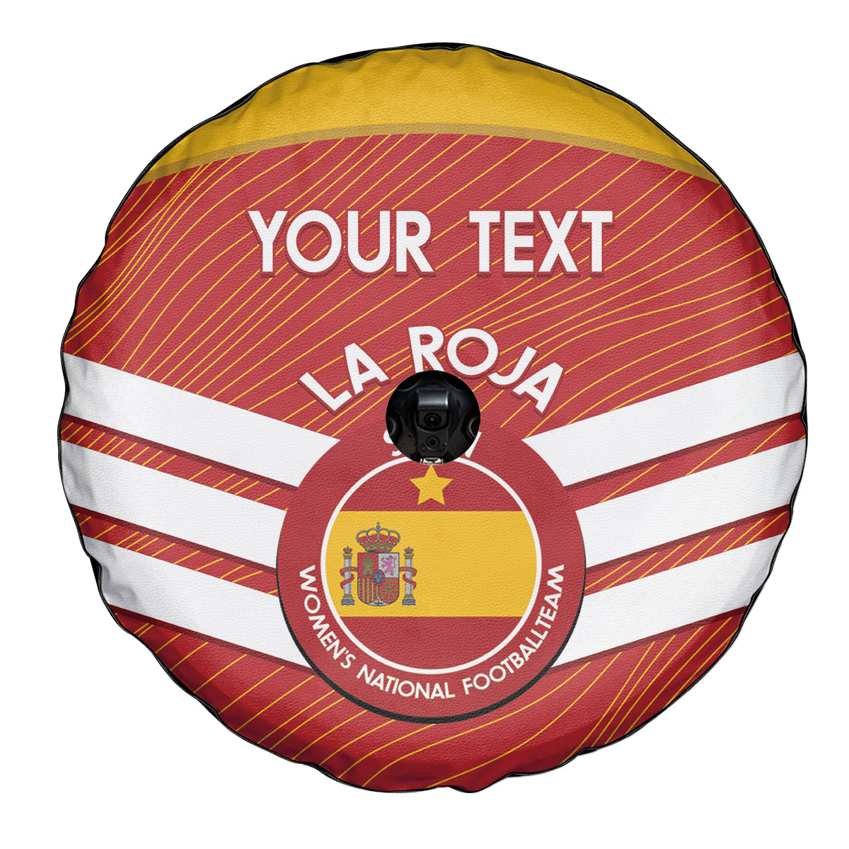 Custom Spain Football Spare Tire Cover Summer 2024 La Roja - Wonder Print Shop