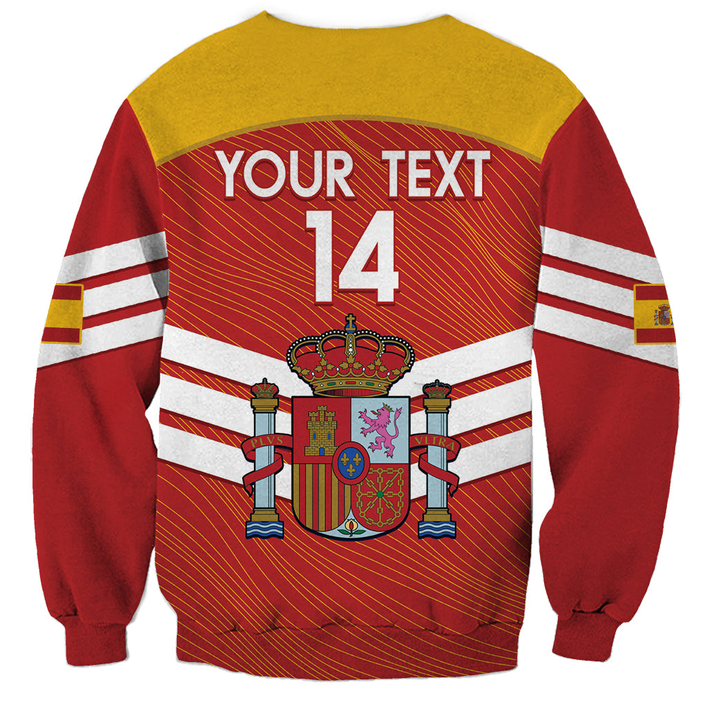 Custom Spain Football Sweatshirt Summer 2024 La Roja - Wonder Print Shop