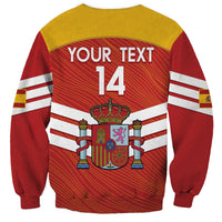 Custom Spain Football Sweatshirt Summer 2024 La Roja - Wonder Print Shop