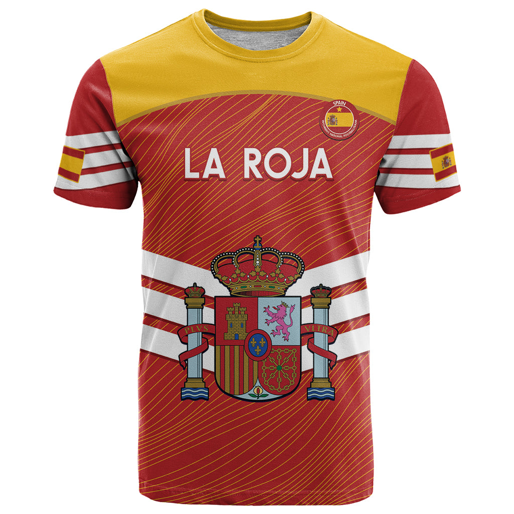 Custom Spain Football T Shirt Summer 2024 La Roja - Wonder Print Shop