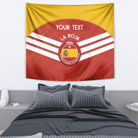 Custom Spain Football Tapestry Summer 2024 La Roja - Wonder Print Shop