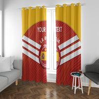 Custom Spain Football Window Curtain Summer 2024 La Roja - Wonder Print Shop