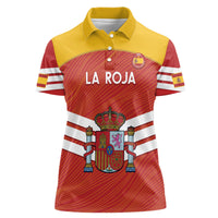 Custom Spain Football Women Polo Shirt Summer 2024 La Roja - Wonder Print Shop