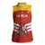 Custom Spain Football Women Sleeveless Polo Shirt Summer 2024 La Roja - Wonder Print Shop
