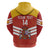 Custom Spain Football Zip Hoodie Summer 2024 La Roja - Wonder Print Shop