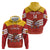 Custom Spain Football Zip Hoodie Summer 2024 La Roja - Wonder Print Shop