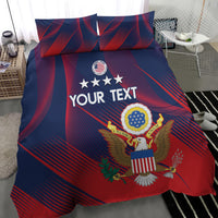 Custom United States Soccer Bedding Set Summer 2024 Go USA - Wonder Print Shop