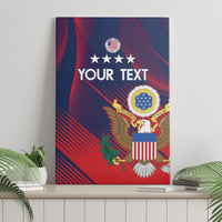 Custom United States Soccer Canvas Wall Art Summer 2024 Go USA - Wonder Print Shop