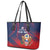 Custom United States Soccer Leather Tote Bag Summer 2024 Go USA - Wonder Print Shop