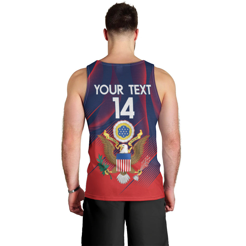 Custom United States Soccer Men Tank Top Summer 2024 Go USA - Wonder Print Shop