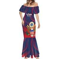 Custom United States Soccer Mermaid Dress Summer 2024 Go USA - Wonder Print Shop