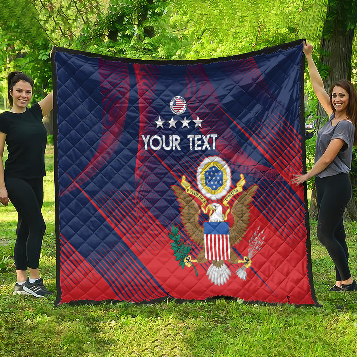 Custom United States Soccer Quilt Summer 2024 Go USA - Wonder Print Shop