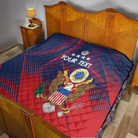 Custom United States Soccer Quilt Summer 2024 Go USA - Wonder Print Shop