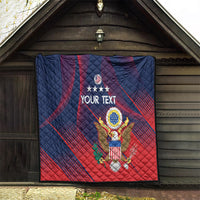 Custom United States Soccer Quilt Summer 2024 Go USA - Wonder Print Shop