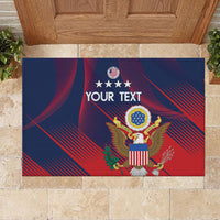 Custom United States Soccer Rubber Doormat Summer 2024 Go USA - Wonder Print Shop