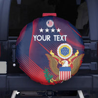 Custom United States Soccer Spare Tire Cover Summer 2024 Go USA - Wonder Print Shop
