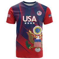 Custom United States Soccer T Shirt Summer 2024 Go USA - Wonder Print Shop