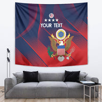 Custom United States Soccer Tapestry Summer 2024 Go USA - Wonder Print Shop
