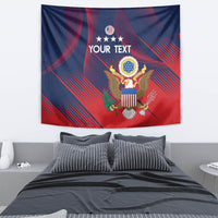 Custom United States Soccer Tapestry Summer 2024 Go USA - Wonder Print Shop
