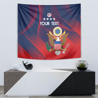 Custom United States Soccer Tapestry Summer 2024 Go USA - Wonder Print Shop