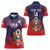 Custom United States Soccer Women Polo Shirt Summer 2024 Go USA - Wonder Print Shop