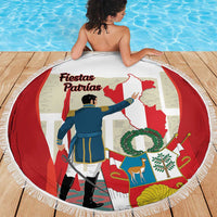 Peru Independence Day Beach Blanket Jose de San Martin Fiestas Patrias