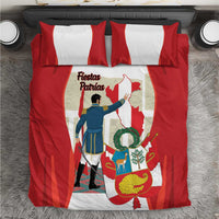 Peru Independence Day Bedding Set Jose de San Martin Fiestas Patrias