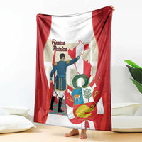Peru Independence Day Blanket Jose de San Martin Fiestas Patrias