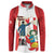 Peru Independence Day Button Sweatshirt Jose de San Martin Fiestas Patrias