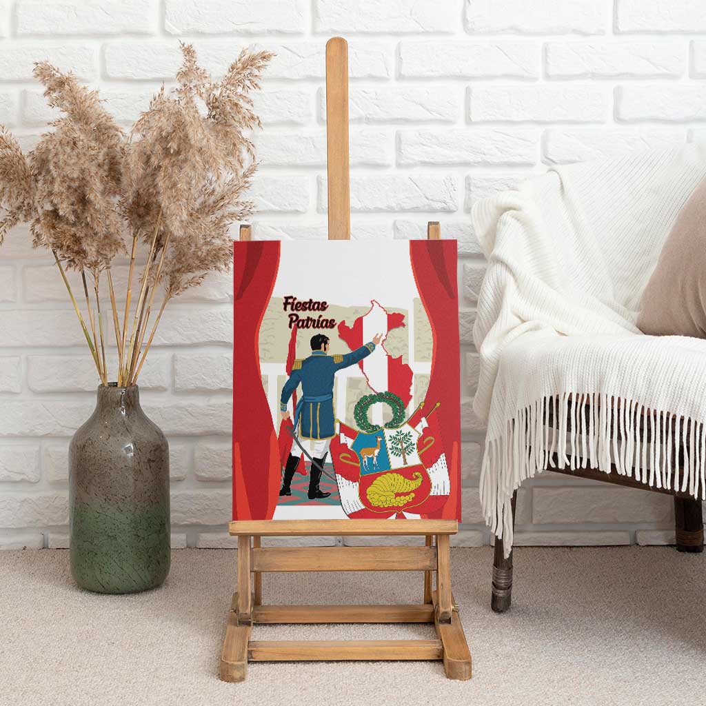 Peru Independence Day Canvas Wall Art Jose de San Martin Fiestas Patrias