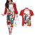 Peru Independence Day Couples Matching Off The Shoulder Long Sleeve Dress and Hawaiian Shirt Jose de San Martin Fiestas Patrias