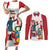 Peru Independence Day Couples Matching Short Sleeve Bodycon Dress and Long Sleeve Button Shirt Jose de San Martin Fiestas Patrias
