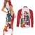 Peru Independence Day Couples Matching Short Sleeve Bodycon Dress and Long Sleeve Button Shirt Jose de San Martin Fiestas Patrias
