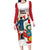 Peru Independence Day Family Matching Long Sleeve Bodycon Dress and Hawaiian Shirt Jose de San Martin Fiestas Patrias