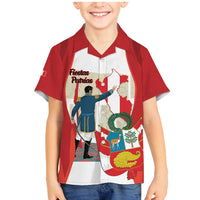 Peru Independence Day Family Matching Mermaid Dress and Hawaiian Shirt Jose de San Martin Fiestas Patrias