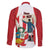 Peru Independence Day Family Matching Off The Shoulder Long Sleeve Dress and Hawaiian Shirt Jose de San Martin Fiestas Patrias