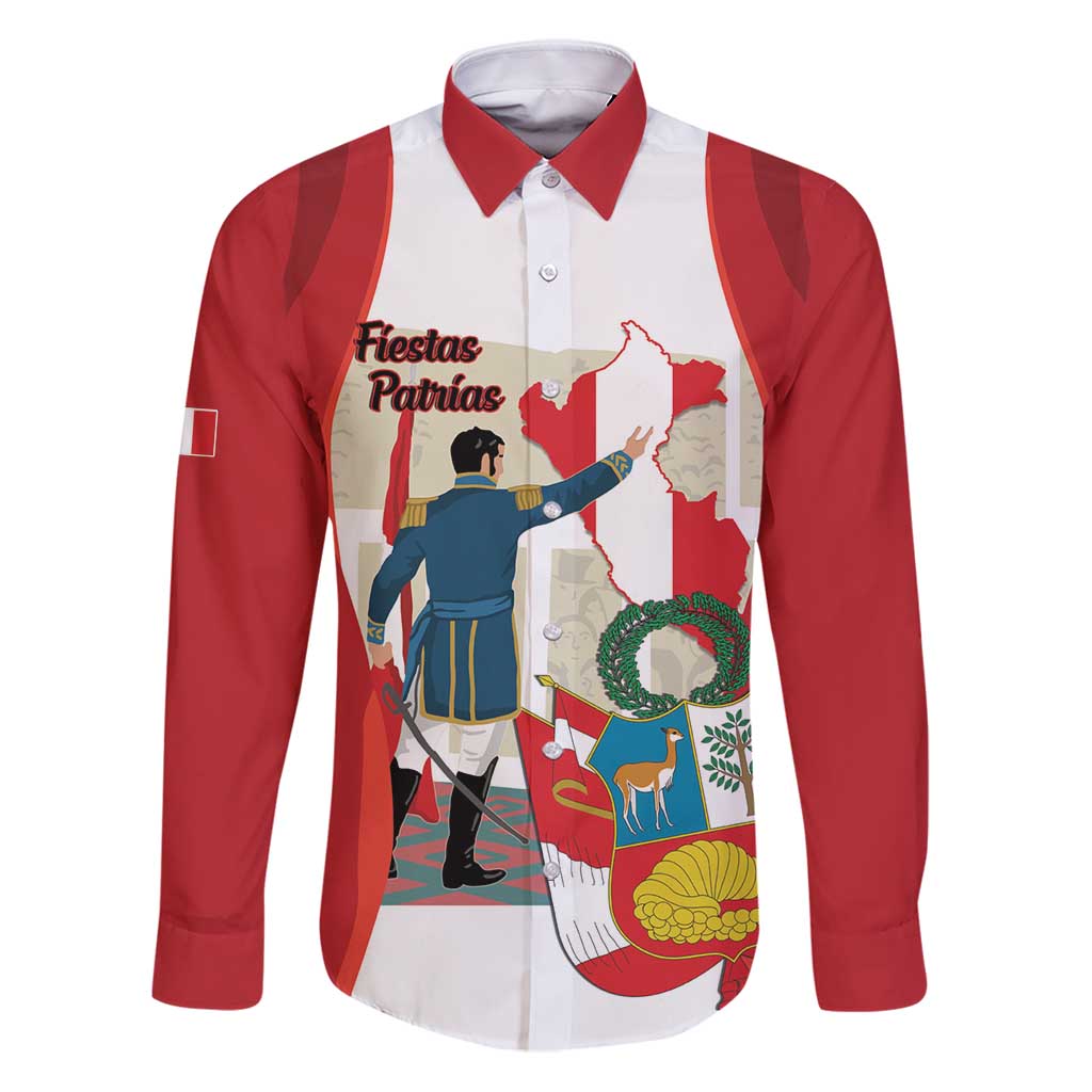 Peru Independence Day Family Matching Puletasi and Hawaiian Shirt Jose de San Martin Fiestas Patrias