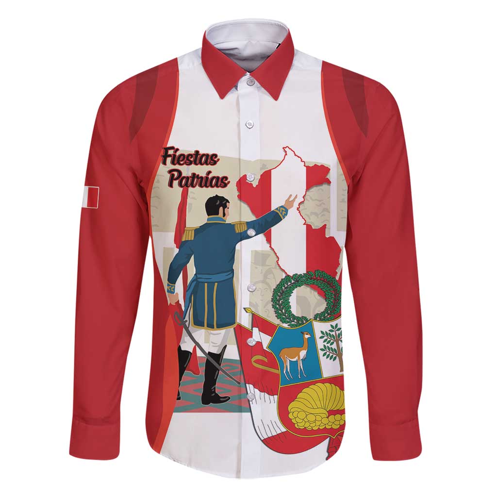 Peru Independence Day Family Matching Summer Maxi Dress and Hawaiian Shirt Jose de San Martin Fiestas Patrias