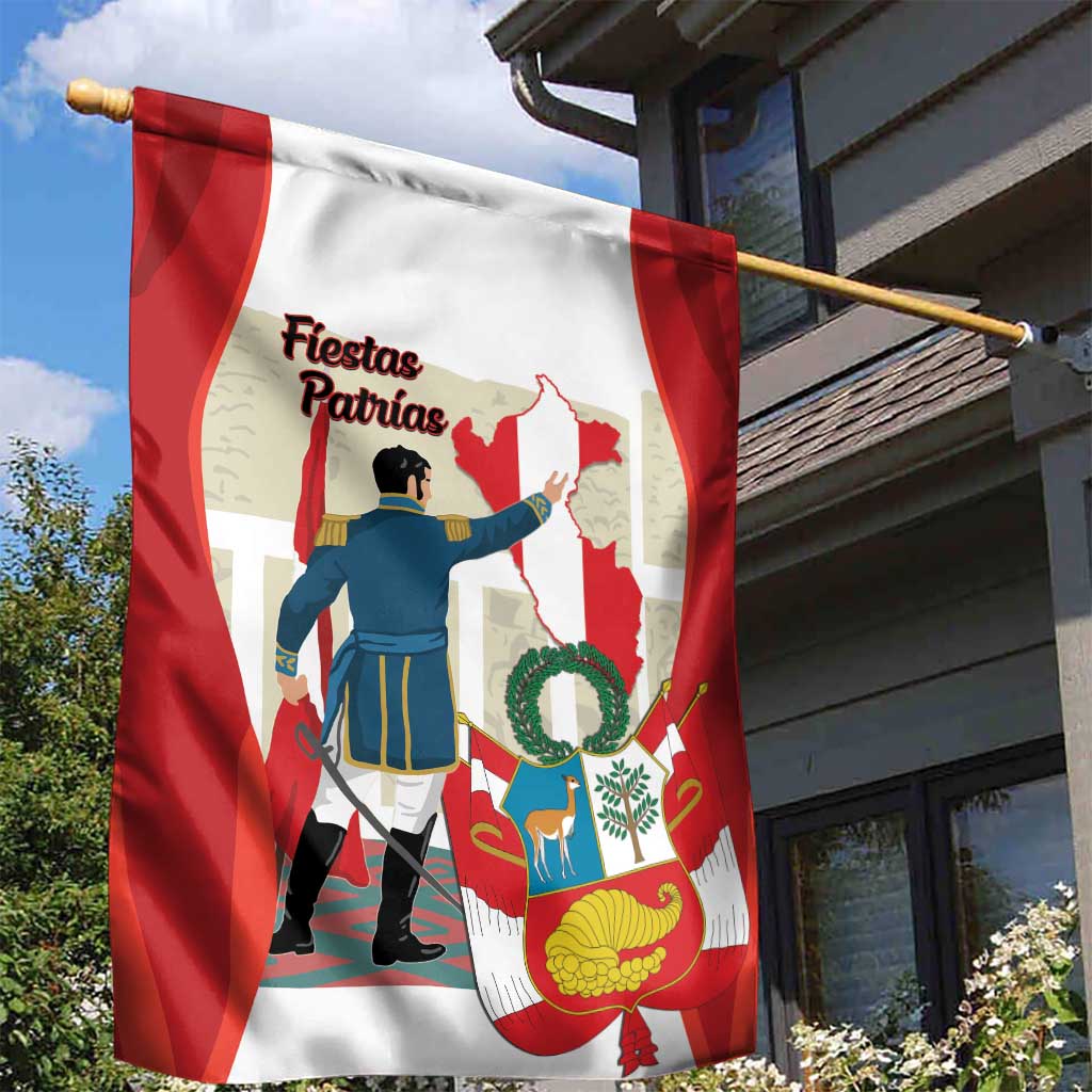 Peru Independence Day Garden Flag Jose de San Martin Fiestas Patrias