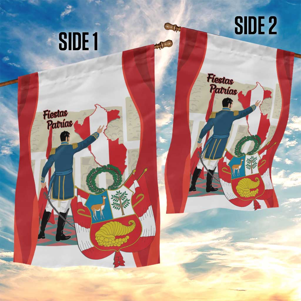 Peru Independence Day Garden Flag Jose de San Martin Fiestas Patrias