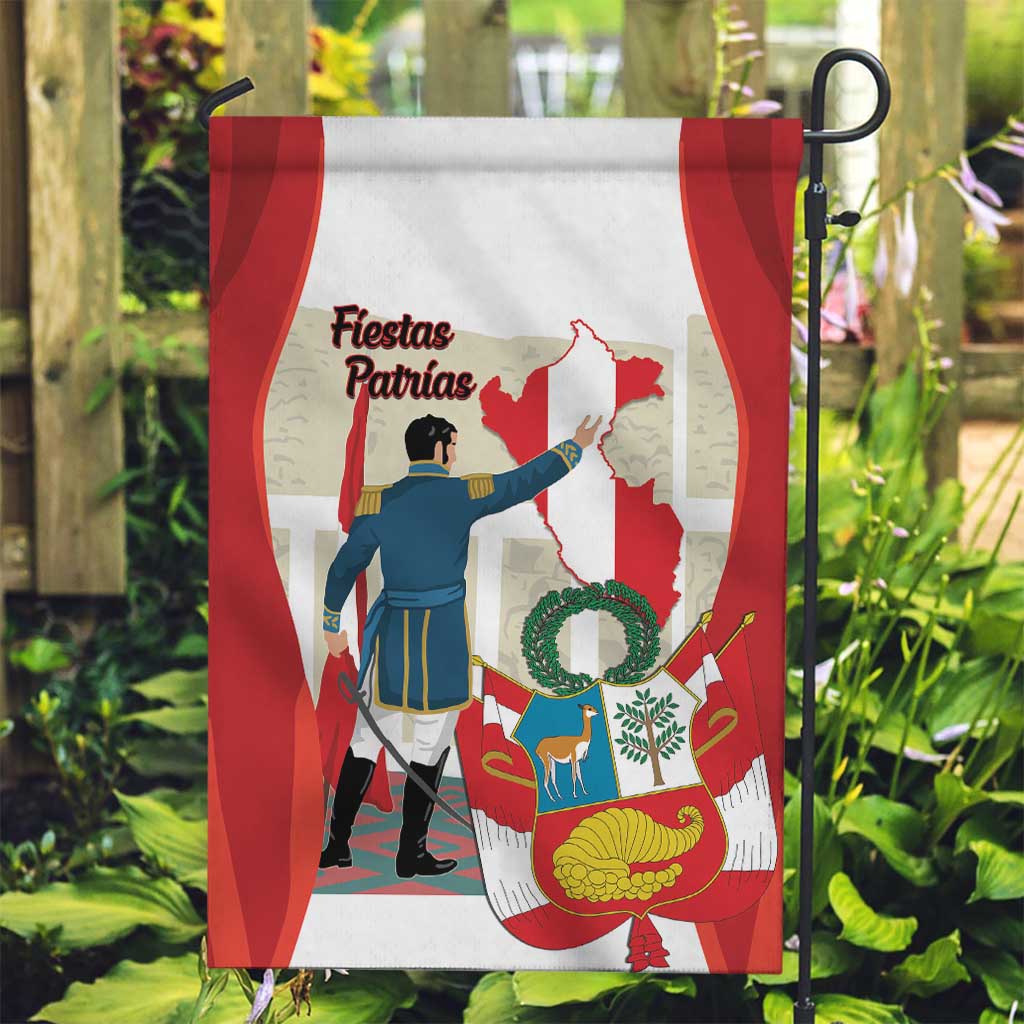 Peru Independence Day Garden Flag Jose de San Martin Fiestas Patrias